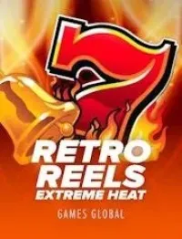 retro reels extreme heat slot logo