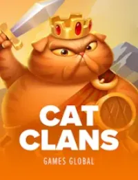 cat clans slot logo